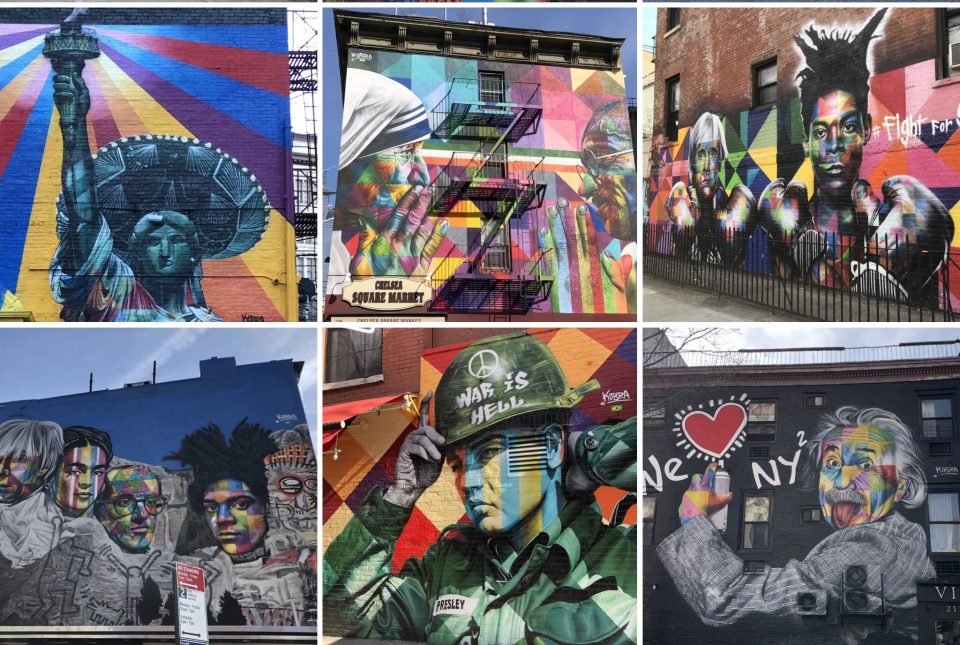 Dónde están los murales de Kobra en Nueva York?
