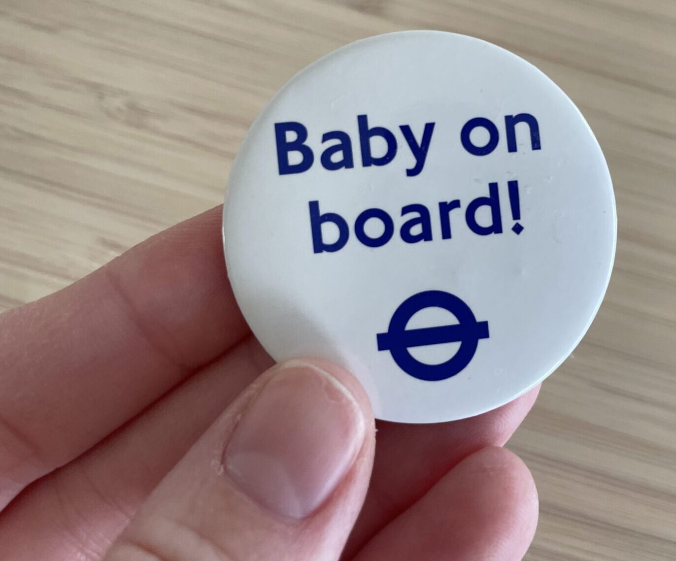 Baby on board London subway