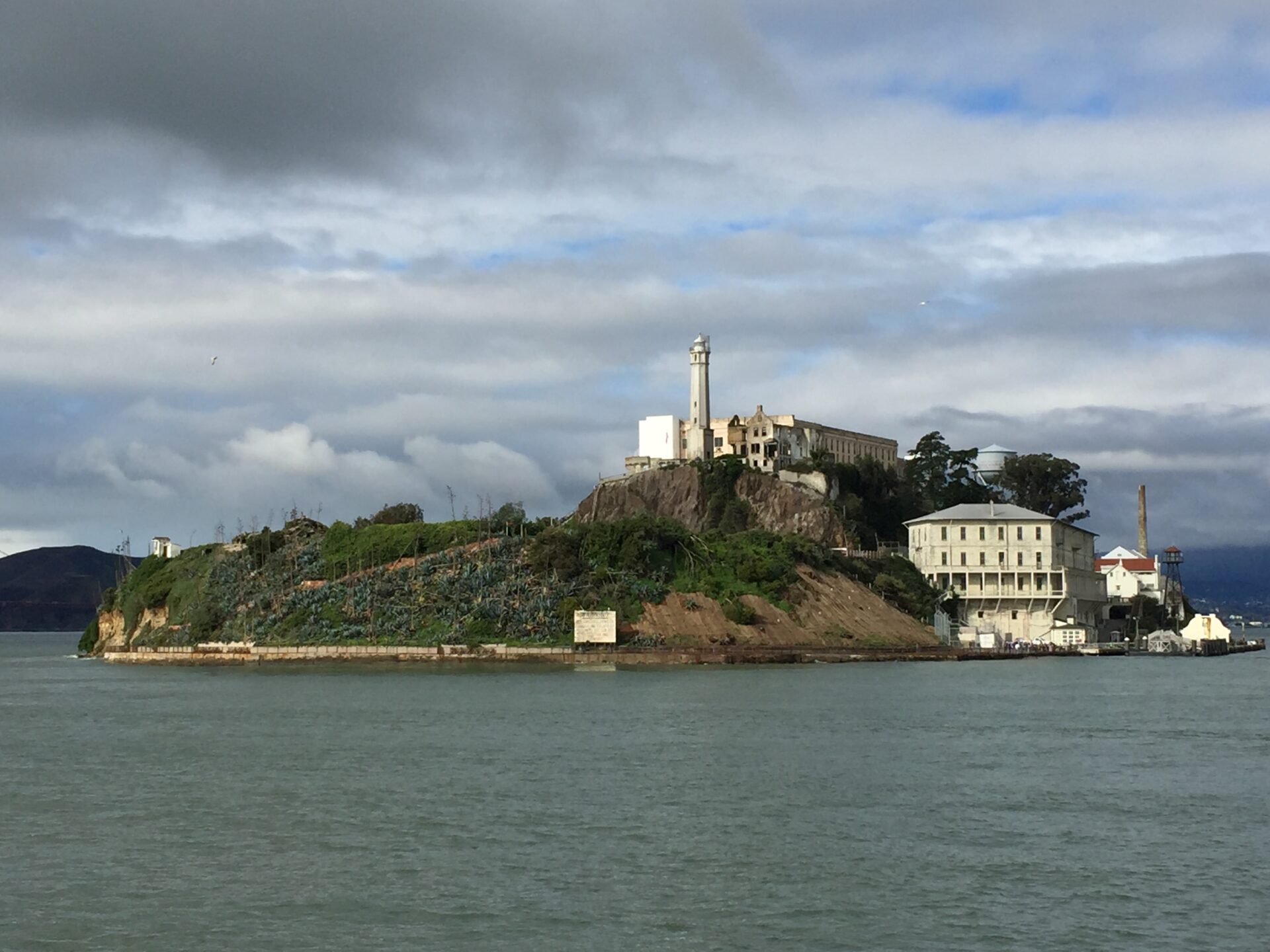 Prisión de Alcatraz desde el Barco